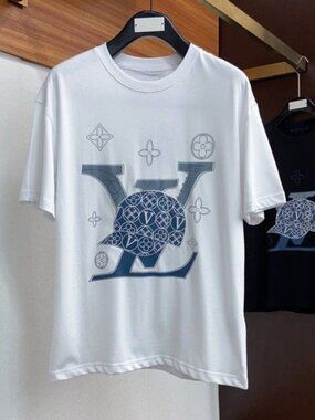 Men's Luxury Cap Graphic Tee - Designer White T-shirt